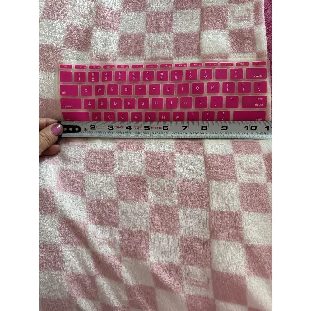 Pink Keyboard Skin Cover Silicone Macbook Air
